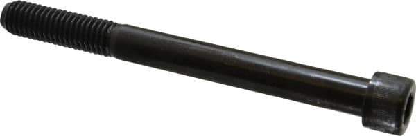 Value Collection - 1/2-13 UNC Hex Socket Drive, Socket Cap Screw - Alloy Steel, Black Oxide Finish, Partially Threaded, 5-1/4" Length Under Head - Exact Tool & Supply