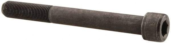 Value Collection - 1/2-20 UNF Hex Socket Drive, Socket Cap Screw - Alloy Steel, Black Oxide Finish, Partially Threaded, 4-1/2" Length Under Head - Exact Tool & Supply