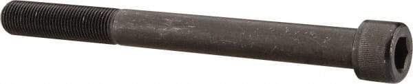 Value Collection - 1/2-20 UNF Hex Socket Drive, Socket Cap Screw - Alloy Steel, Black Oxide Finish, Partially Threaded, 5-1/2" Length Under Head - Exact Tool & Supply