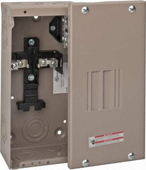 Eaton Cutler-Hammer - 2 Circuits, 120/240 VAC, 70 Amp Main, 14-2 AWG, Surface, Indoor Main Lug Load Center - 1 Phase, 1 NEMA Rating, 4-1/2 Inch Wide x 3.13 Inch Deep x 9-1/2 Inch High - Exact Tool & Supply