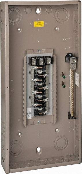 Eaton Cutler-Hammer - 24 Circuits, 208/120 VAC, 225 Amp Main, 4 AWG, Indoor Main Lug Load Center - 3 Phase, 1 NEMA Rating, 14.31 Inch Wide x 3.88 Inch Deep x 29.13 Inch High - Exact Tool & Supply