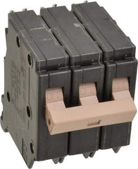 Eaton Cutler-Hammer - 30 Amp, 120/240 VAC, 3 Pole, Plug In Type CH Circuit Breaker - Thermal Magnetic Trip, 10 kA Breaking Capacity, 14-6 AWG - Exact Tool & Supply