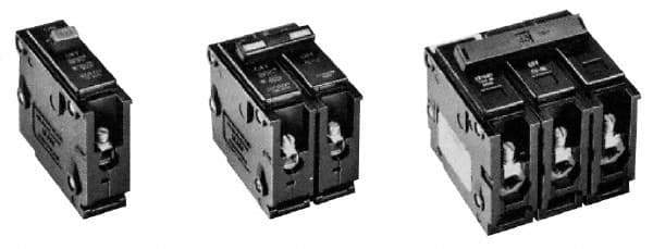 Eaton Cutler-Hammer - 20/15 Amp, 120 VAC, 1 Pole, Plug In Type BD Duplex Circuit Breaker - Thermal Magnetic Trip, 10 kA Breaking Capacity, 14-4 AWG - Exact Tool & Supply
