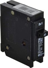Eaton Cutler-Hammer - 40 Amp, 120/240 VAC, 1 Pole, Plug In Type BR Circuit Breaker - Thermal Magnetic Trip, 10 kA Breaking Capacity, 14-4 AWG - Exact Tool & Supply