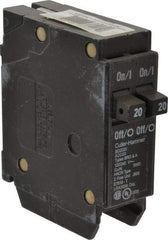 Eaton Cutler-Hammer - 20/20 Amp, 120 VAC, 2 Pole, Plug In Type BD Duplex Circuit Breaker - Thermal Magnetic Trip, 14-4 AWG - Exact Tool & Supply