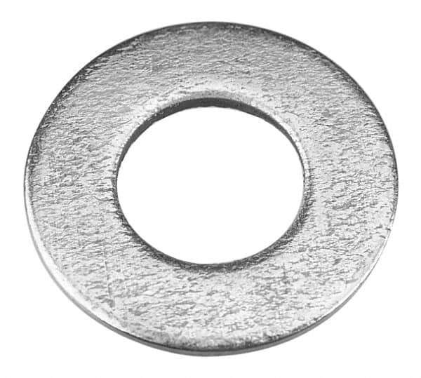 Value Collection - 5/16" Screw, Steel SAE Flat Washer - 11/32" ID x 11/16" OD, 1/16" Thick, Zinc-Plated Finish - Exact Tool & Supply