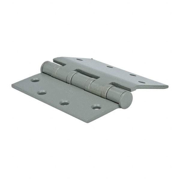 Stanley - 5" Long Steel Commercial Hinge - Gray Primed Finish - Exact Tool & Supply