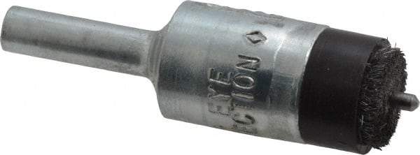 Osborn - 1/2" Brush Diam, End Brush - 1/4" Diam Shank, 3/32" Pilot Diam, 25,000 Max RPM - Exact Tool & Supply