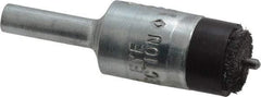 Osborn - 1/2" Brush Diam, End Brush - 1/4" Diam Shank, 3/32" Pilot Diam, 25,000 Max RPM - Exact Tool & Supply