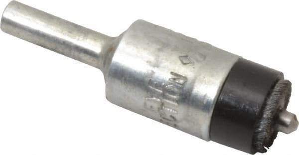 Osborn - 1/2" Brush Diam, End Brush - 1/4" Diam Shank, 5/32" Pilot Diam, 25,000 Max RPM - Exact Tool & Supply
