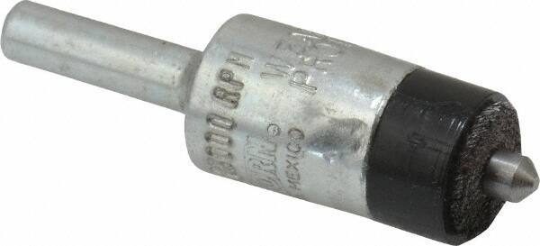 Osborn - 1/2" Brush Diam, End Brush - 1/4" Diam Shank, 3/16" Pilot Diam, 25,000 Max RPM - Exact Tool & Supply