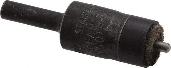 Osborn - 1/2" Brush Diam, End Brush - 1/4" Diam Shank, 1/8" Pilot Diam, 25,000 Max RPM - Exact Tool & Supply