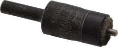Osborn - 1/2" Brush Diam, End Brush - 1/4" Diam Shank, 1/8" Pilot Diam, 25,000 Max RPM - Exact Tool & Supply