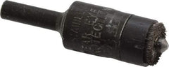 Osborn - 1/2" Brush Diam, End Brush - 1/4" Diam Shank, 3/16" Pilot Diam, 25,000 Max RPM - Exact Tool & Supply