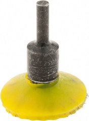 Osborn - 1-3/4" Brush Diam, Encapsulated, Flared End Brush - 1/4" Diam Shank, 25,000 Max RPM - Exact Tool & Supply