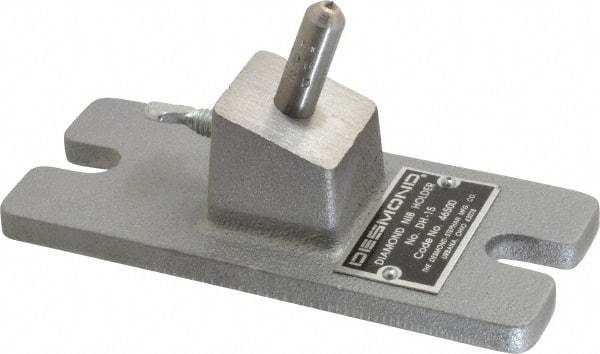 Desmond - 1/3 Carat Diamond Nib Dresser Holder - 6" Long x 2-1/2" Wide - Exact Tool & Supply