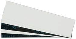 Gravotech - 8 Inch Long x 2 Inch High, Plastic Engraving Stock - Black and White - Exact Tool & Supply