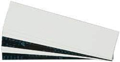 Gravotech - 8 Inch Long x 2 Inch High, Plastic Engraving Stock - Black and White - Exact Tool & Supply