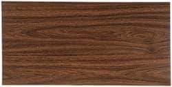 Gravotech - 24 Inch Long x 12 Inch High, Plastic Engraving Stock - Light Walnut and White - Exact Tool & Supply