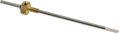 Gravotech - 1/8 Inch Shank Diameter, 0.09 Inch Tip Size, Carbide, Engraving Cutter - Use on Plastics - Exact Tool & Supply