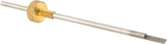 Gravotech - 1/8 Inch Shank Diameter, 0.09 Inch Tip Size, Carbide, Engraving Cutter - Use on Brass and Aluminum - Exact Tool & Supply