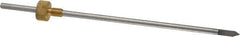 Gravotech - 11/64 Inch Shank Diameter, 0.03 Inch Tip Size, Carbide, Engraving Cutter - Use on Plastics - Exact Tool & Supply