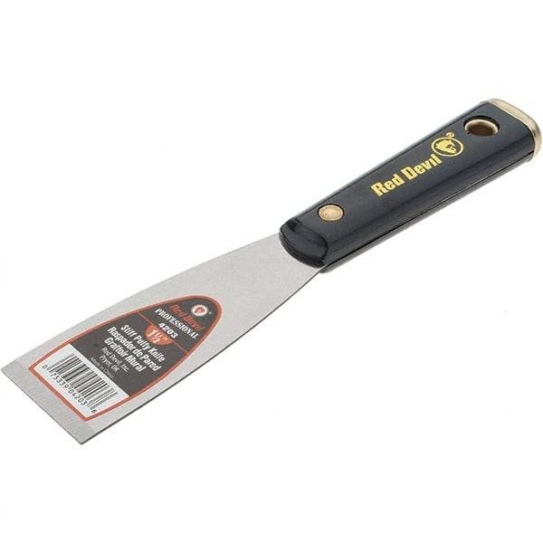 Red Devil - Putty & Taping Knives - 1-1/2" STIFF WALL SCRAPER - Exact Tool & Supply