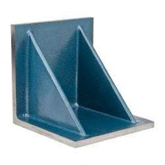 Interstate - 12" Wide x 12" Deep x 12" High Cast Iron Machined Angle Plate - Standard Plate, Flat Surface, Double Web, Single Plate - Exact Tool & Supply