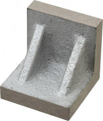 Interstate - 2" Wide x 2" Deep x 2" High Cast Iron Precision-Ground Angle Plate - Standard Plate, Flat Surface, Single Web, Single Plate - Exact Tool & Supply