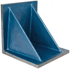 Interstate - 10" Wide x 10" Deep x 10" High Cast Iron Precision-Ground Angle Plate - Standard Plate, Flat Surface, Double Web, Single Plate - Exact Tool & Supply