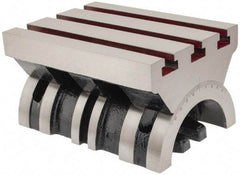 Interstate - 7" OAL x 5" Overall Width x 3-3/4" Overall Height, -45 to 45° Tilt Angle, Tilting Table - 7/16" T-Slot Width - Exact Tool & Supply