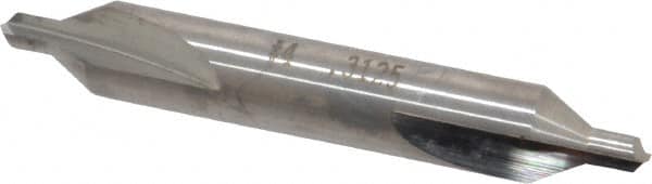 SGS - #4 Plain Cut 60° Incl Angle Solid Carbide Combo Drill & Countersink - Exact Tool & Supply