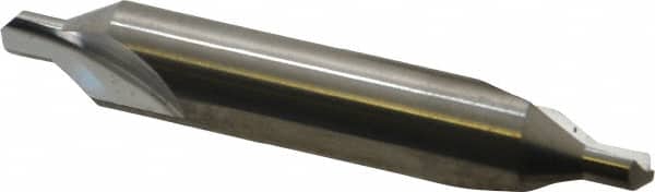 SGS - #5 Plain Cut 60° Incl Angle Solid Carbide Combo Drill & Countersink - Exact Tool & Supply