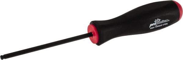 Bondhus - 4mm Hex Ball End Driver - 3.7" Blade Length, 205mm OAL - Exact Tool & Supply