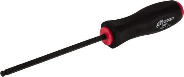 Bondhus - 6mm Hex Ball End Driver - 5.4" Blade Length, 260mm OAL - Exact Tool & Supply