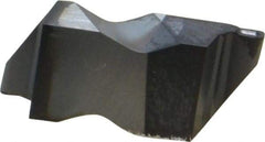 Kennametal - 3031NR K Grade KC5010, 1.58mm Cutting Width Carbide Grooving Insert - 2.39mm Max Depth of Cut, Right Hand, 0.79mm Corner Radius, TiAlN Finish - Exact Tool & Supply