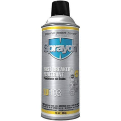 Sprayon - 10 oz Aerosol Penetrant - Light Amber, -20°F to 550°F, Food Grade - Exact Tool & Supply