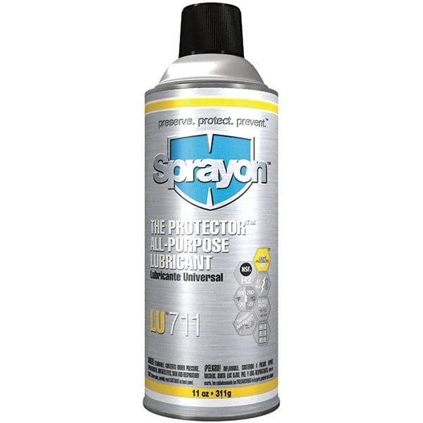 Sprayon - 16 oz Aerosol Penetrant/Lubricant - Light Amber, -20°F to 500°F, Food Grade - Exact Tool & Supply