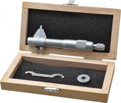 Value Collection - 0.2 to 1.2", Mechanical Inside Micrometer - 0.001" Graduation, 0.001" Accuracy, Ratchet Stop Thimble - Exact Tool & Supply