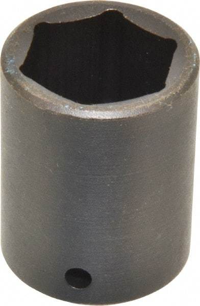 Blackhawk by Proto - 1/2" Drive 1-1/8" Standard Impact Socket - 6 Points, 2" OAL - Exact Tool & Supply