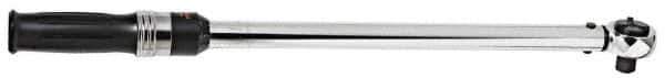 Blackhawk by Proto - 1/2" Drive Micrometer Type Ratchet Head Torque Wrench - 25 Ft/Lb to 250 Ft/Lb Torque, 20-13/16" OAL, 1.4 N/m Graduation - Exact Tool & Supply