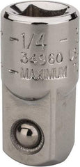 Blackhawk by Proto - 3/8 Male 1/4 Female Drive Adapter - 1" OAL - Exact Tool & Supply