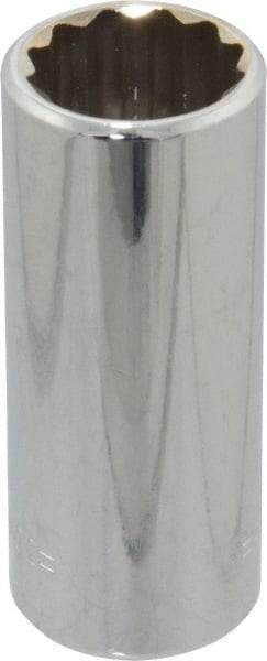 Blackhawk by Proto - 5/8", 3/8" Drive, Deep Hand Socket - 12 Points, 2-1/8" OAL, Chrome Finish - Exact Tool & Supply