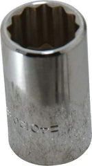 Blackhawk by Proto - 5/8", 1/2" Drive, Standard Hand Socket - 12 Points, 1-1/2" OAL, Chrome Finish - Exact Tool & Supply