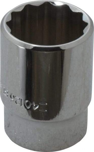 Blackhawk by Proto - 13/16", 1/2" Drive, Standard Hand Socket - 12 Points, 1-1/2" OAL, Chrome Finish - Exact Tool & Supply