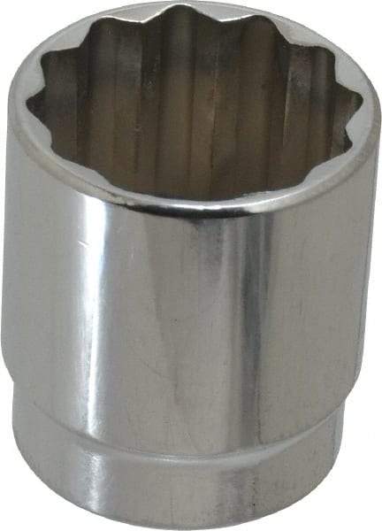 Blackhawk by Proto - 1-3/16", 1/2" Drive, Standard Hand Socket - 12 Points, 1-13/16" OAL - Exact Tool & Supply