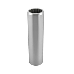 Blackhawk by Proto - 3/4", 1/2" Drive, Deep Hand Socket - 12 Points, 3-1/8" OAL, Chrome Finish - Exact Tool & Supply