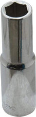 Blackhawk by Proto - 1/2", 1/2" Drive, Deep Hand Socket - 6 Points, 3-3/32" OAL, Chrome Finish - Exact Tool & Supply