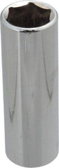 Blackhawk by Proto - 3/4", 1/2" Drive, Deep Hand Socket - 6 Points, 3-3/32" OAL, Chrome Finish - Exact Tool & Supply
