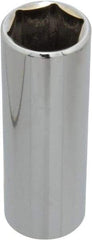 Blackhawk by Proto - 13/16", 1/2" Drive, Deep Hand Socket - 6 Points, 3-3/32" OAL, Chrome Finish - Exact Tool & Supply